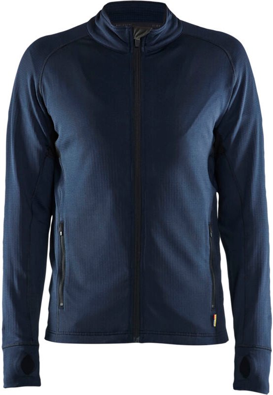 Arbeitsjacke aus Mikropolar mit Reißverschluss STRIKER 4735 - Marine 4XL