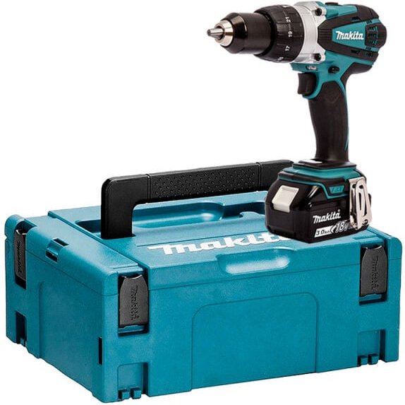 Thumbnail - DHP458F1J 18 v Li-Ion Schlagbohrschrauber ø 13 mm + 1x3 Ah + makpac - Makita