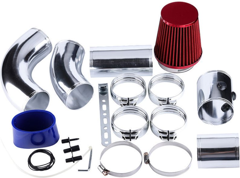 76-mm-Ansaugluftfiltersystem, universelles Kaltluftfilter-Ansaugrohr, passend für Hochleistungs-Ansaugautos, MUMU-Ansaug...