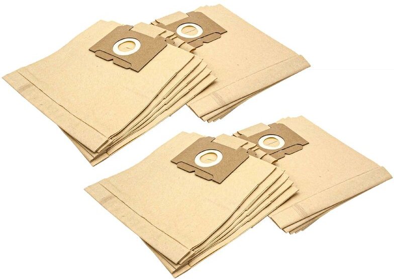 20x Staubsaugerbeutel kompatibel mit Progress Diamant d 110, d 110(x) - 112(x), d 111 Staubsauger - Papier, 26cm x 22cm,...