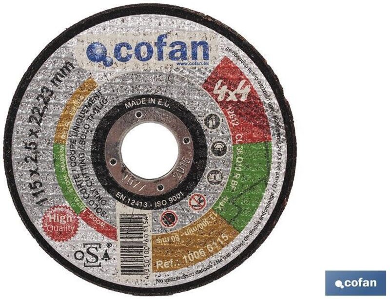 4x4 Trennscheibe 230x2,5x22,2