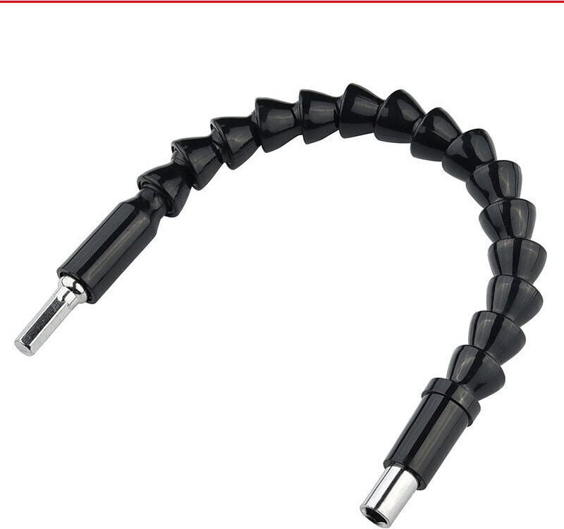 3 prolunghe universali da 300 mm con albero flessibile esagonale per avvitamento, trapano, cacciavite, elettronica