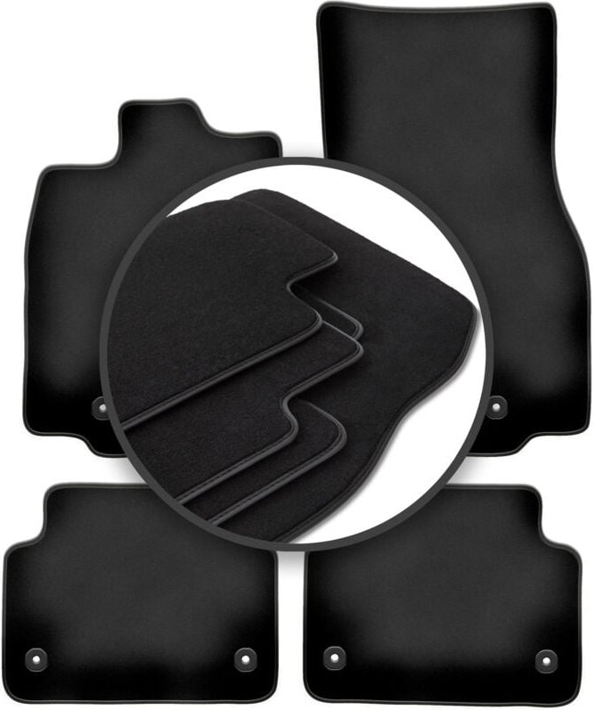 Premium-Fußmatten für: Jaguar XF I 4WD X250 Limousine, Kombi (2007-2015)