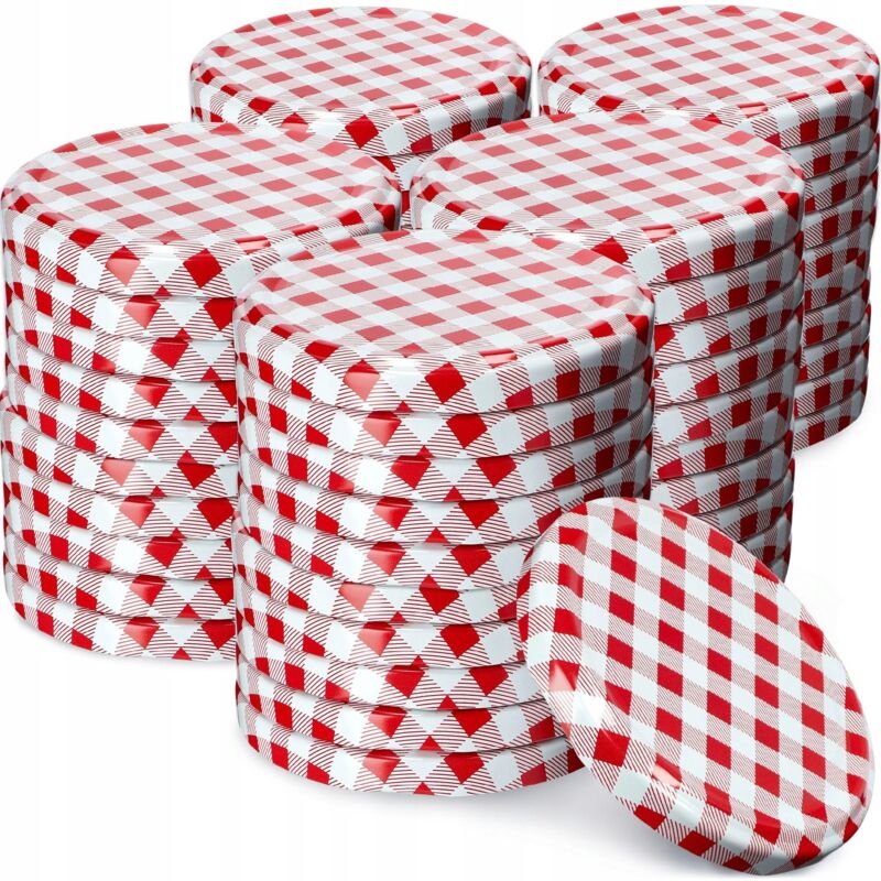 50x Glasdeckel Fi 66, Kappen für Gläser, Deckel, Konserven - Kadax