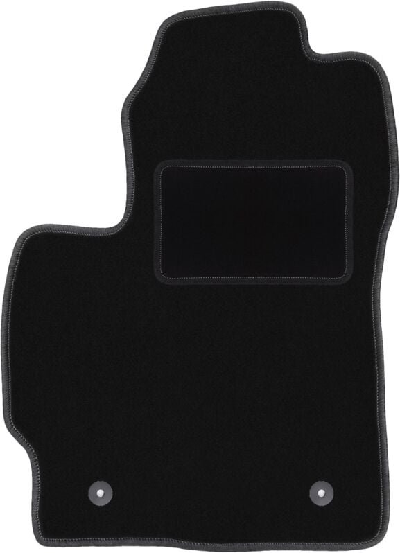 Fahrermatte schwarz für: Toyota Corolla E14 / E15 Limousine (2007-2012)