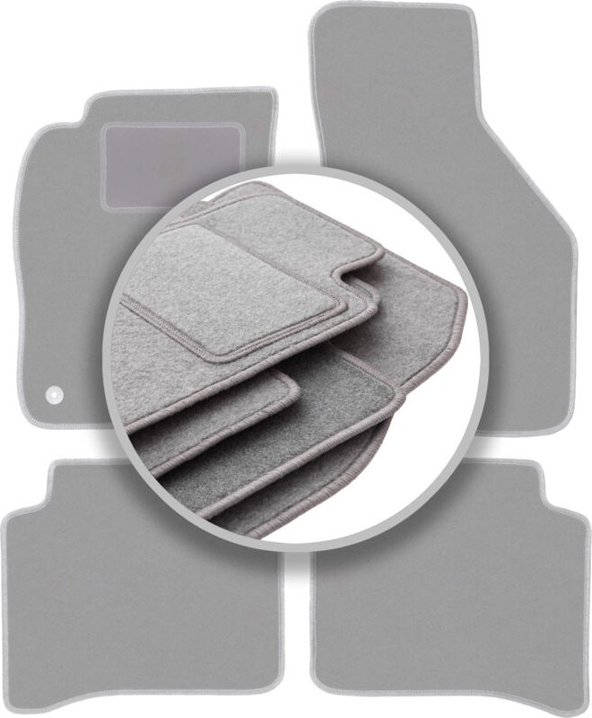 Graue Fußmatten für: Mitsubishi Galant VIII Kombi, Limousine (1996-2007)