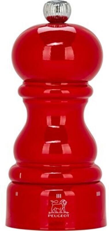 Peugeot Paris Salzmühle 12 cm uSelect Z rot lackiert Holz