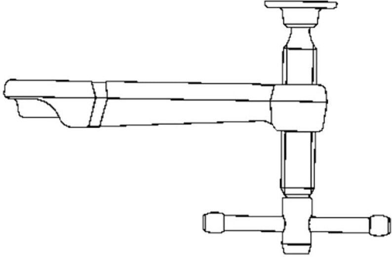 Gleitbügel kpl. mit Knebelgriff für Ganzstahlschraubzwinge classiX GS25K - 3101801 - Bessey
