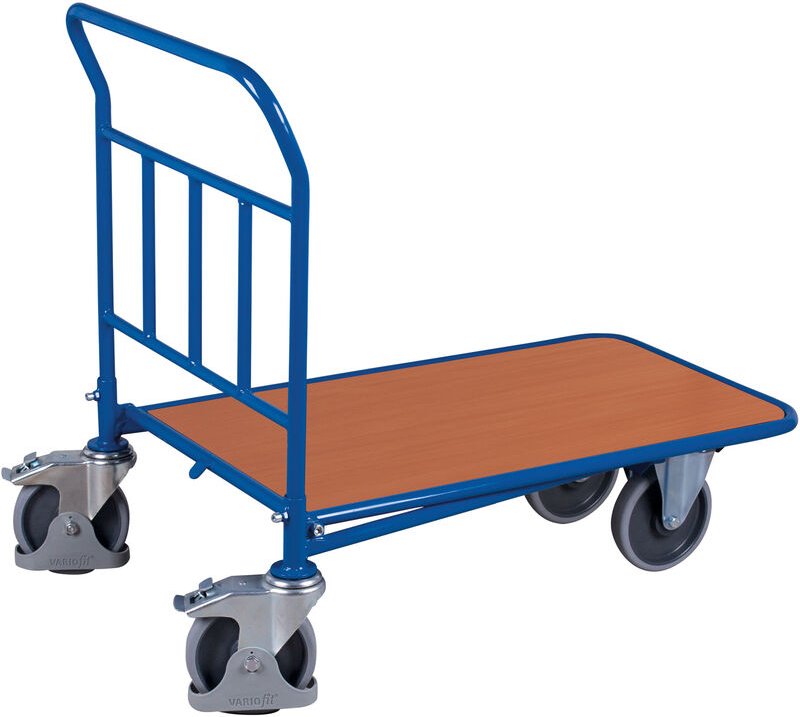 VARIOfit CC-Wagen mit Ladefläche 1030x700mm in Buchendekor
