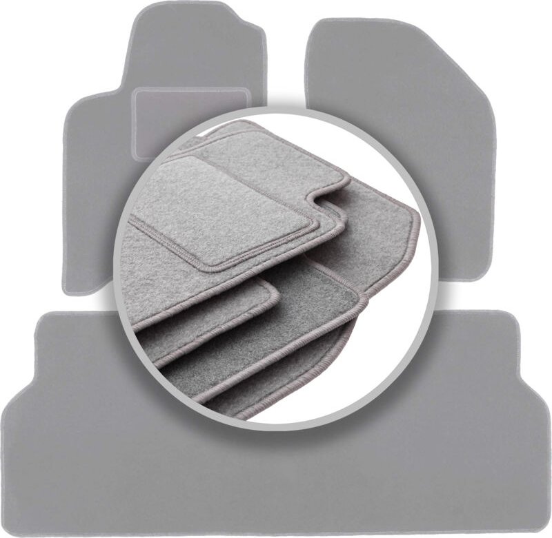 Graue Autofußmatten für: Renault Scenic I Minivan (1996-2003)