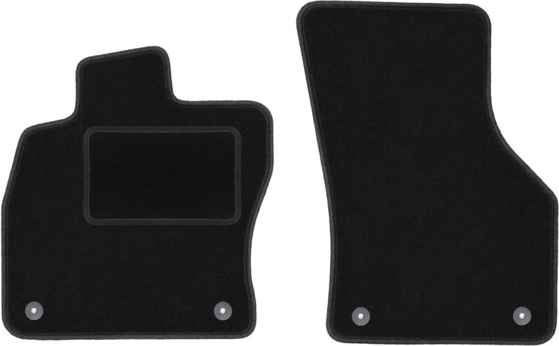 Vordere Matten schwarz für: Audi A3 8Y IV Limousine, Liftback, Kombi, Avant (2020-)