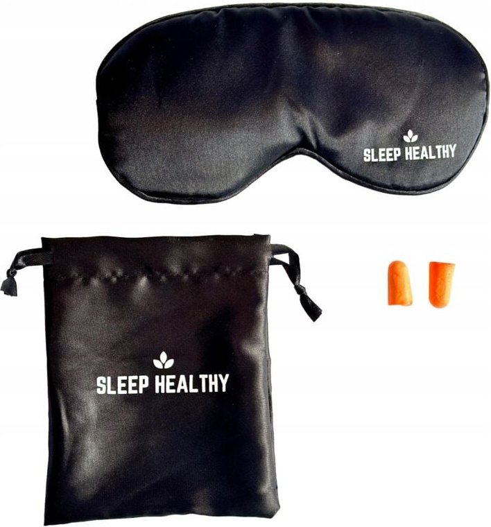 Schlafende Augenmaske Schwarz - Schlafgesunde Augenmaske
