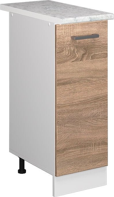 Vicco - Apothekerschrank R-Line, Sonoma, 30 cm , ap Marmor