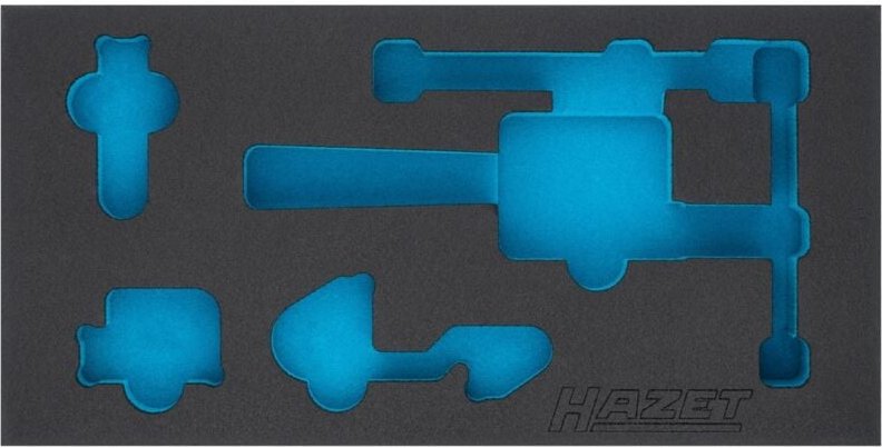 2-Komponenten Weichschaum-Einlage 163-560L, 342 mm x 172 mm - Hazet