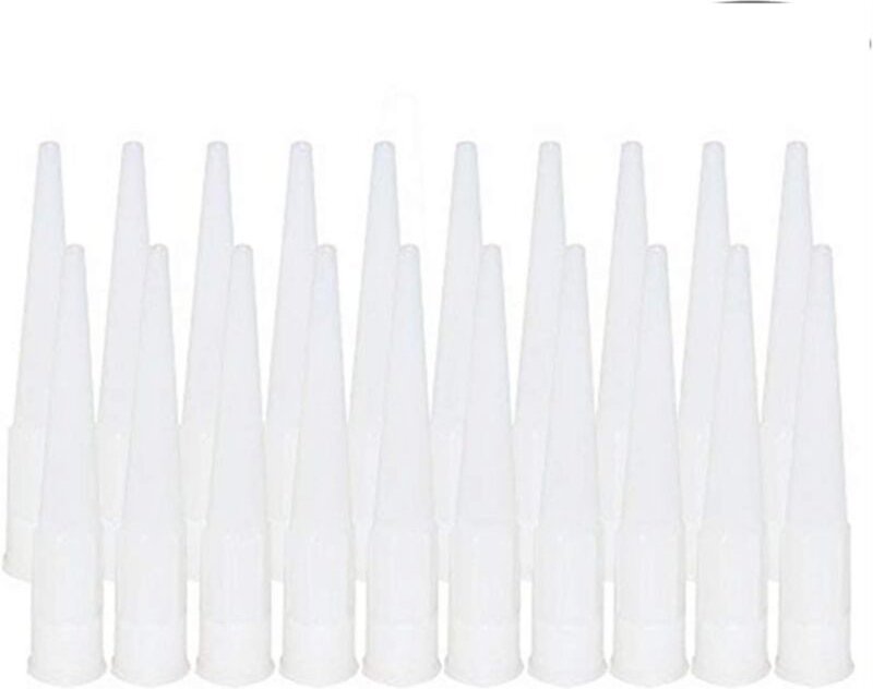 Thumbnail - Aougo - 20 Stück Kartuschendüsen Silikondüsen Spitzen Ersatz Silikonspitzen Kartuschendüsen Düsen (Innendurchmesser der ...