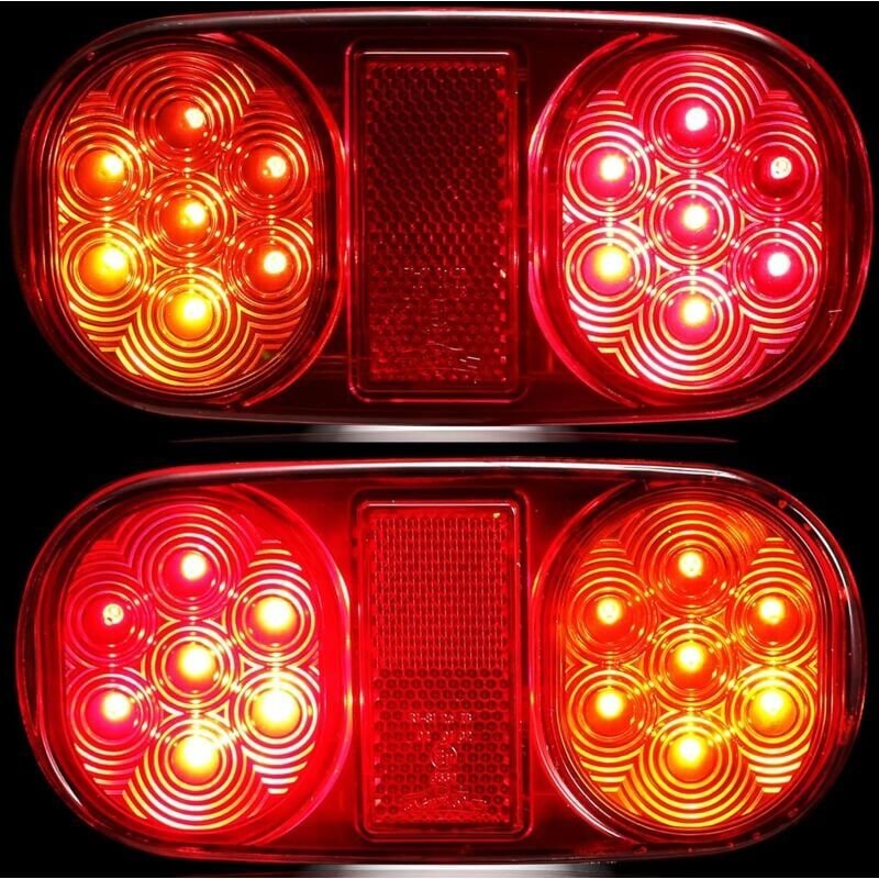 YMYNY 12V LED Anhängerleuchten, 2 Stück wasserdichte LED Anhängerrücklichter