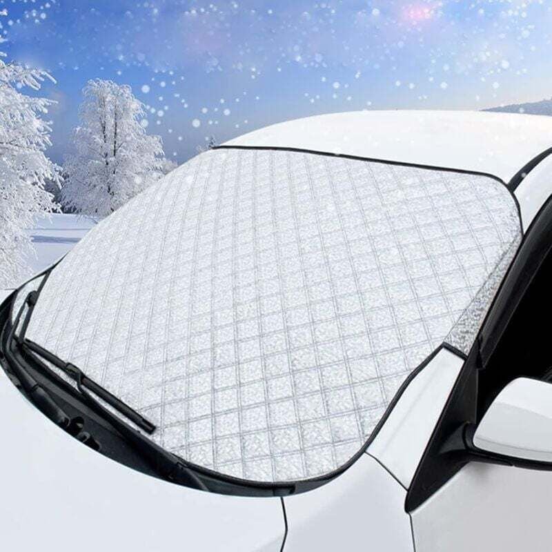 Thumbnail - Auto-Windschutzscheibenabdeckung, Windschutzscheibenschutzabdeckung, faltbar, universell für Autoabdeckung, gegen Frost ...