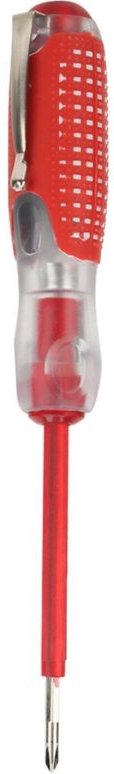 Schraubendreher-Spannungsprüfstift, 100–500 V, Kreuzschlitz, elektrischer Prüfstift, Stromsensor-Werkzeug, Kunststoff-Me...