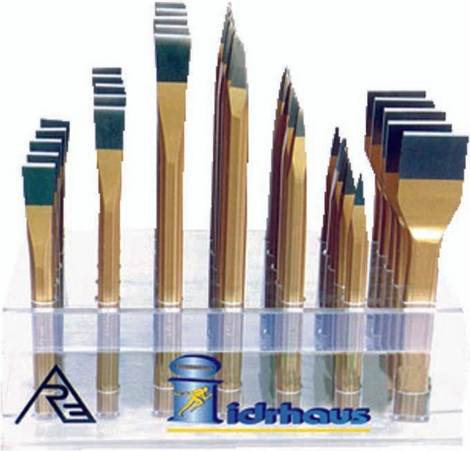 Ferrari Srl - Meißelständer mit Meißeln