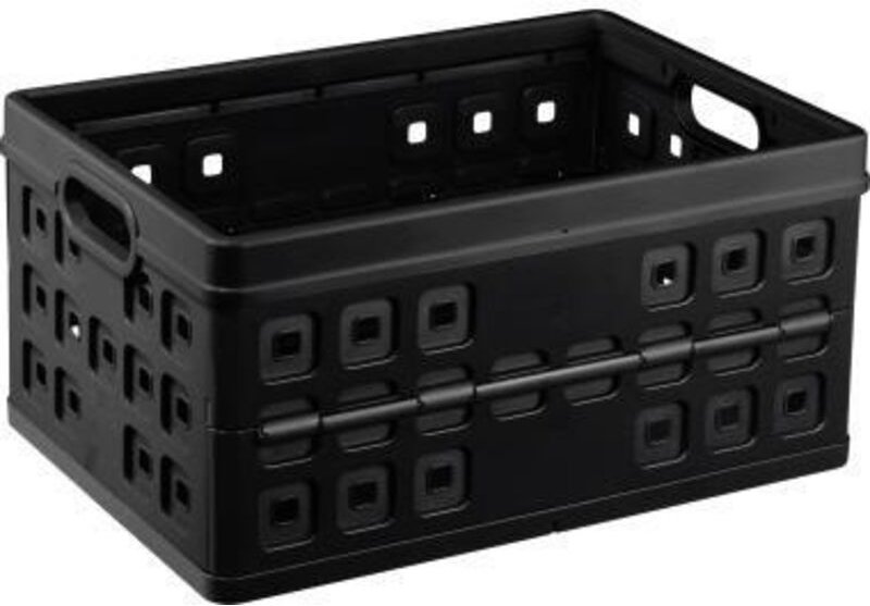 Thumbnail - Klappbox the flap-line Square 54 x 26,5 x 38 cm (b x h x t) 46l Kunststoff schwarz