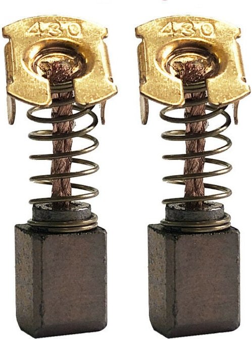 2x Kohlebürsten Motorkohlen 7x7x9,5/12mm kompatibel mit Makita 8444DWFE BGD800RFE BHR162RFE BJS101RFE BJS161RFE Bohrhamm...