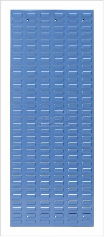 Schlitzplatte senkrecht 456 x 1177 mm Blau Werkzeugwand Werkstattwand - ADB