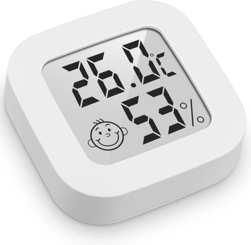 Mini-Digital-Hygrometer-Thermometer, Temperaturmessgerät für die Messung von Umgebungstemperatur und Luftfeuchtigkeit