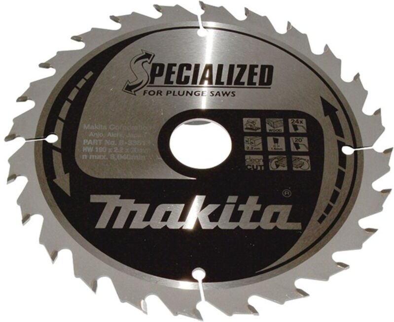 Thumbnail - Sägeblatt specialized 190x30x24Z, 2,2 mm - Makita