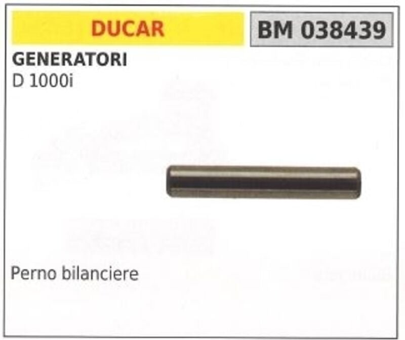 Kipphebel für DUCAR 4-Takt-Motor für Stromerzeuger 038439