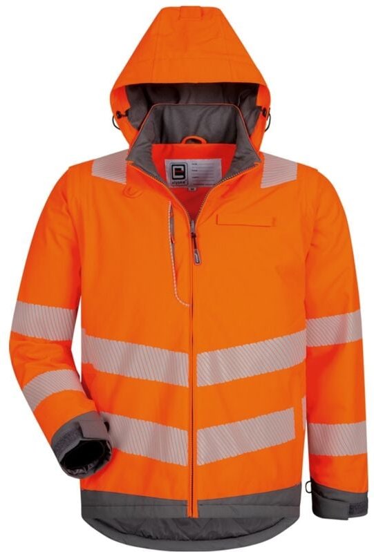 Thumbnail - Elysee - Warnschutz 2-in-1 Jacke Hademar 22432 Gr. m orange/grau