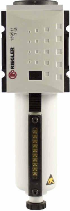 Mikrofilter »futura«, Metallbehälter, Sichtrohr, bg 1, g 3/8, va - Riegler