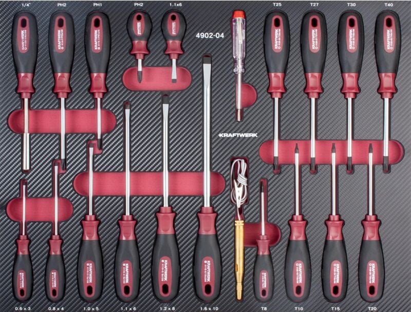 21-t.Schraubendrehersatz eva