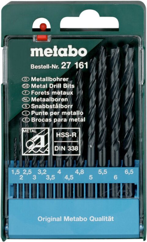 Metabo - HSS-R-Bohrerkassette, 13-teilig