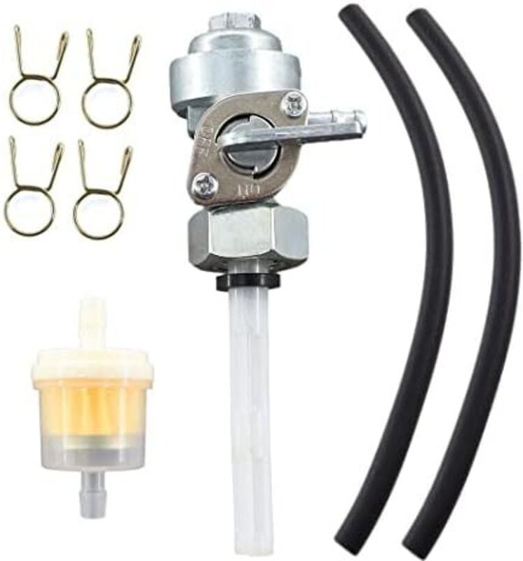 Benzinhahn mit Benzinschlauch, Benzinfilter für Matrix PG 3010-F 3 kW 6,5 PS Stromerzeuger