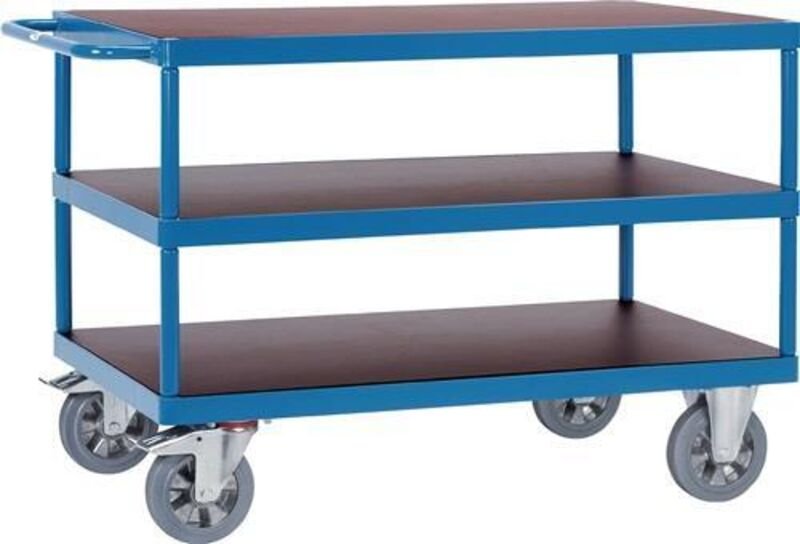 Fetra Super-MultiVario-Transporter Tischwagen mit 3 Etagen 1200x800 mm