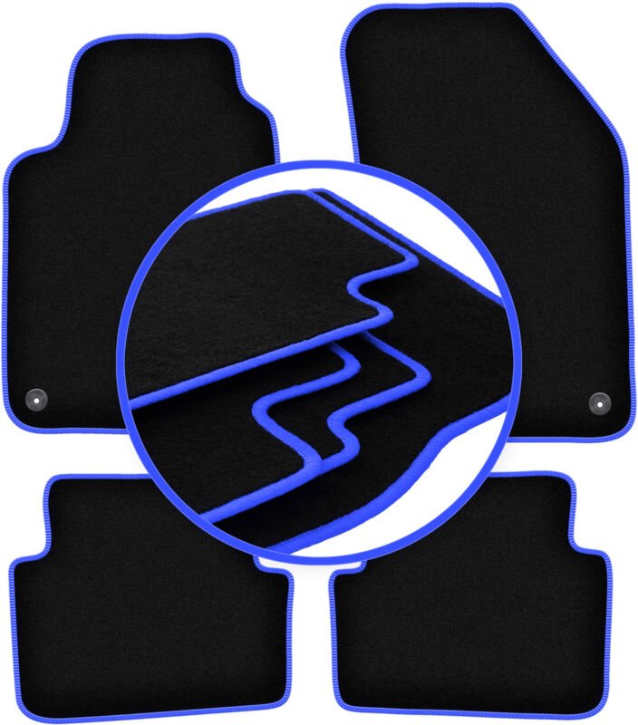 CARLUX-BLUE Autofußmatten für: Renault Laguna II Kombi, Liftback (2001-2007)
