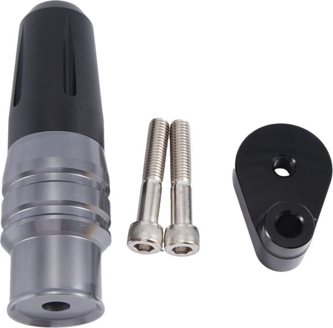 Tlily - Motorrad-Auspuffschieber, Crash-Schutzpolster, verdickter Fallschutz für zontes 310M 350D 350M (schwarz)