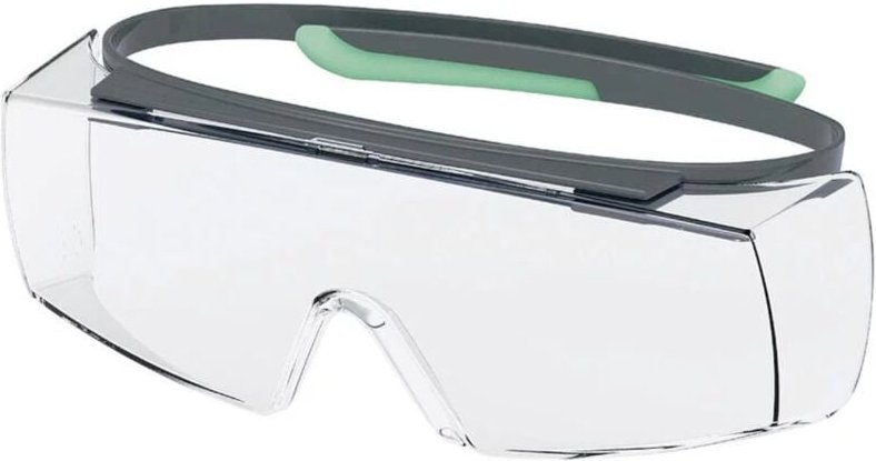 Uvex - super otg planet 9169295 Schutzbrille inkl. UV-Schutz Grau, Grün en 166:2001