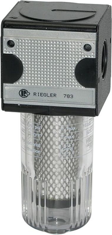 Aktivkohlefilter »multifix«, mit PC-Behälter, bg 1, g 1/4 - Riegler