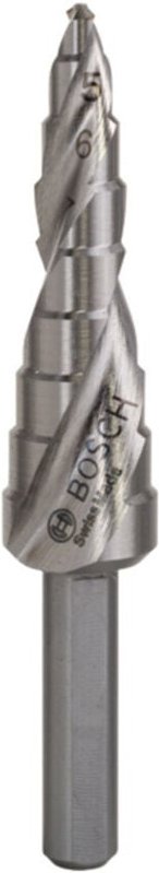 Thumbnail - Stufenbohrer hss 4 - 12 mm 6 mm 66,5 mm 9 Stufen - Bosch