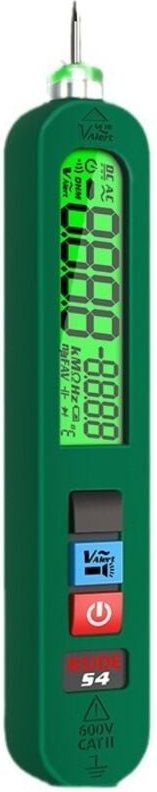 Wiederaufladbarer Spannungsprüferstift, AC 12–300 V, großer Bildschirm, einpoliger elektrischer Leckagetester mit akusti...