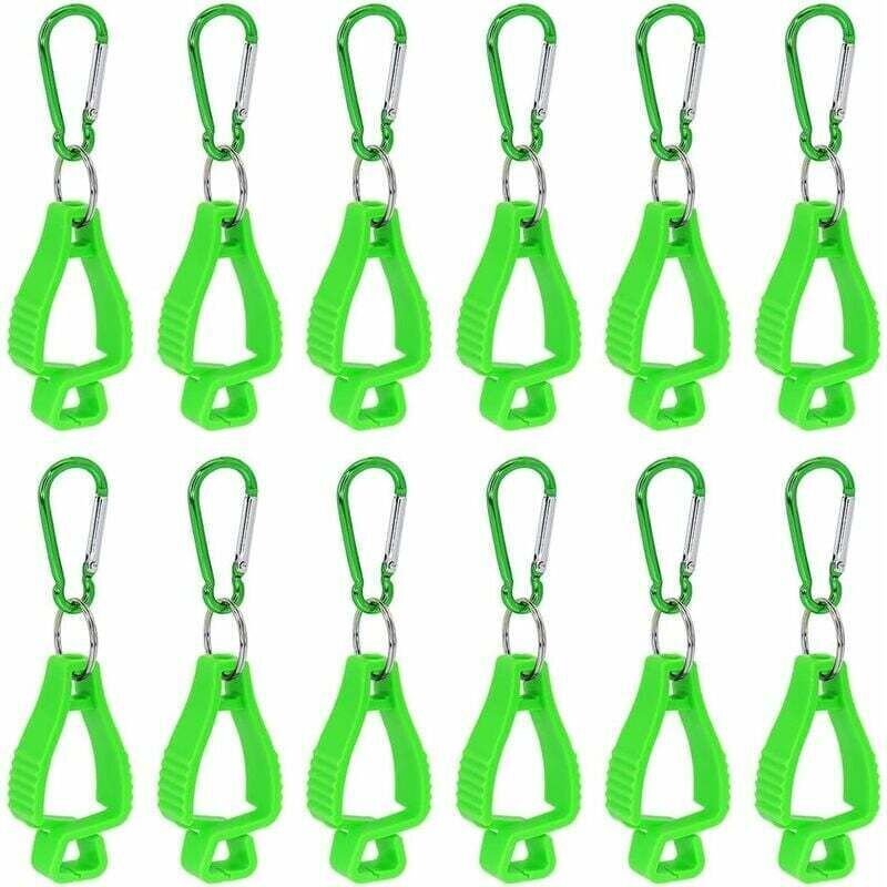 Handschuhclips für Arbeitshandschuhhalter, Handschuhgürtel mit Metallkarabinern für Bauarbeiter-Clips