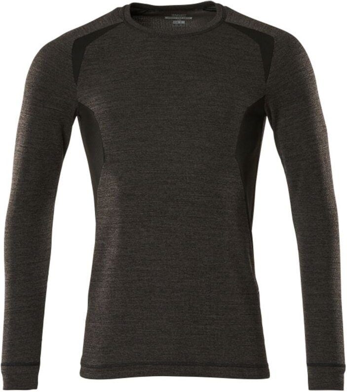 Funktionsunterhemd crossover, langarm 19881 Gr. l dunkelanthrazit/schwarz - Mascot