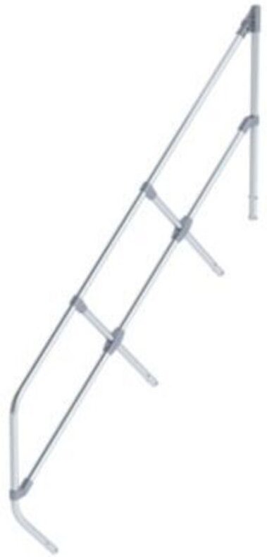 Munk - Günzburger Steigtechnik zweiter Handlauf für Treppe 45° 8 Stufen - 600308