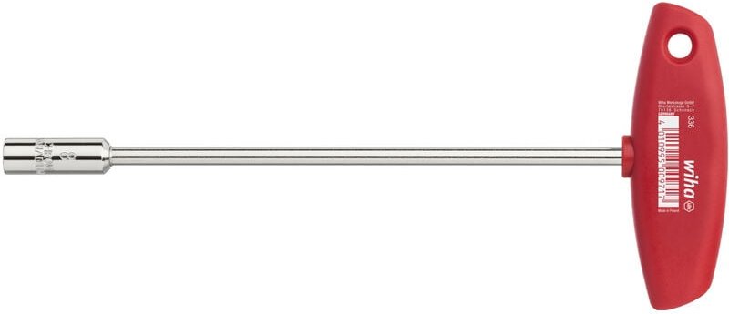 Wiha - Steckschlüssel mit Quergriff Sechskant glanzvernickelt 5,5 mm (00965)