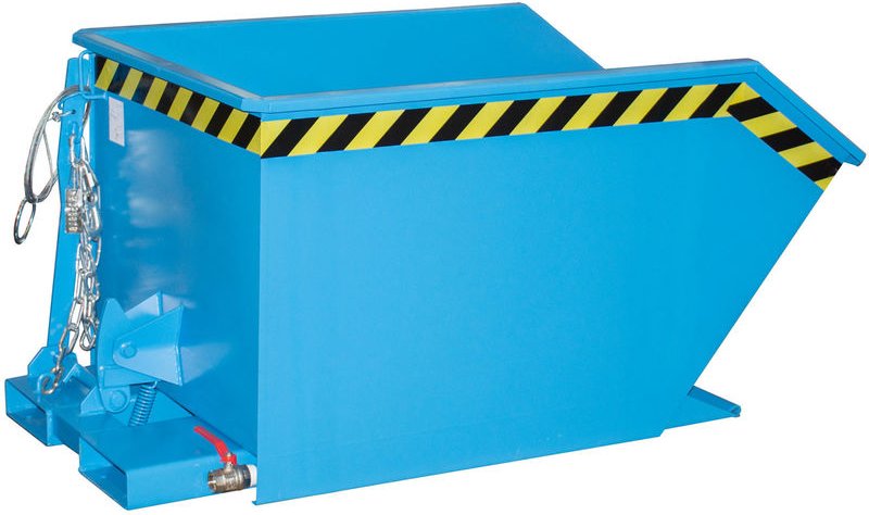 Bauer Spänebehälter SGU 50, lackiert, Lichtblau