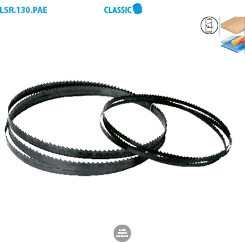 Thumbnail - Maßgeschneidertes Bandsägeschneidblatt aus gehärtetem Stahl Flexback Classic, Breite 13 mm, Dicke 0,65 mm, TPI 4