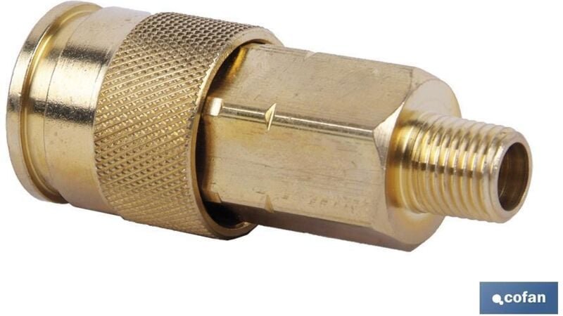 Männlicher Schnellanschluss 1/4 großer Durchfluss