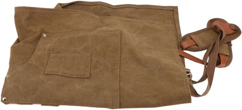 Werkzeugschürze aus wasserdichtem Segeltuch mit 8 Taschen und Magnettasche, verstellbarer Kreuzgurt auf der Rückseite fü...