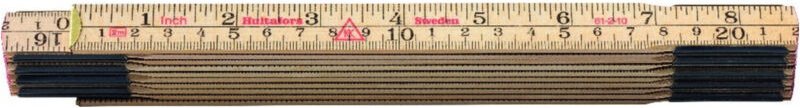 Hultafors Gliedermaßstab Birke 2mx17mm natur Zoll/mm-Teilung